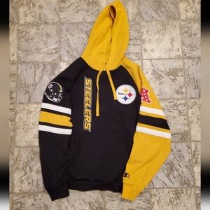 STARTER Black and Yellow Men's Hoodie